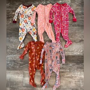 6-12 Month Girl Pajama Lot